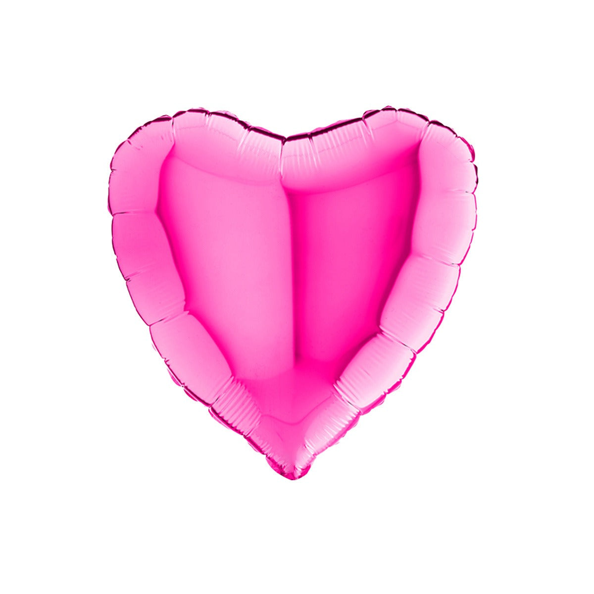 Hjerte Ballong Magenta 46 cm