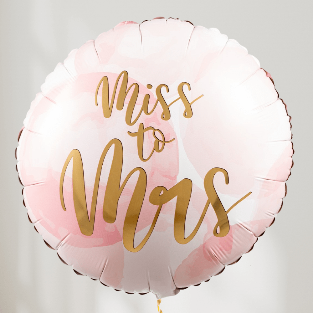 Miss to Mrs Bride to Be Ballong - Ballonglevering.no