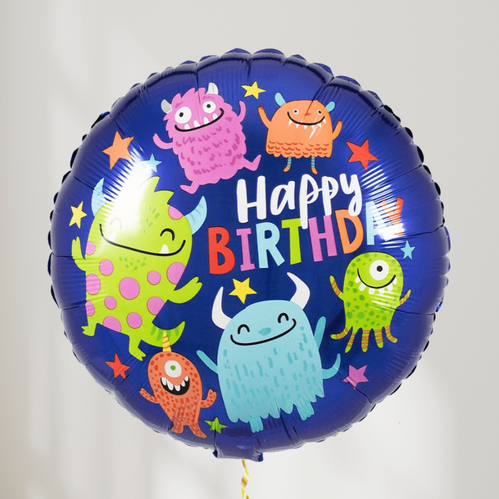 Monster Happy Birthday Ballong - folieballong fra Anagram