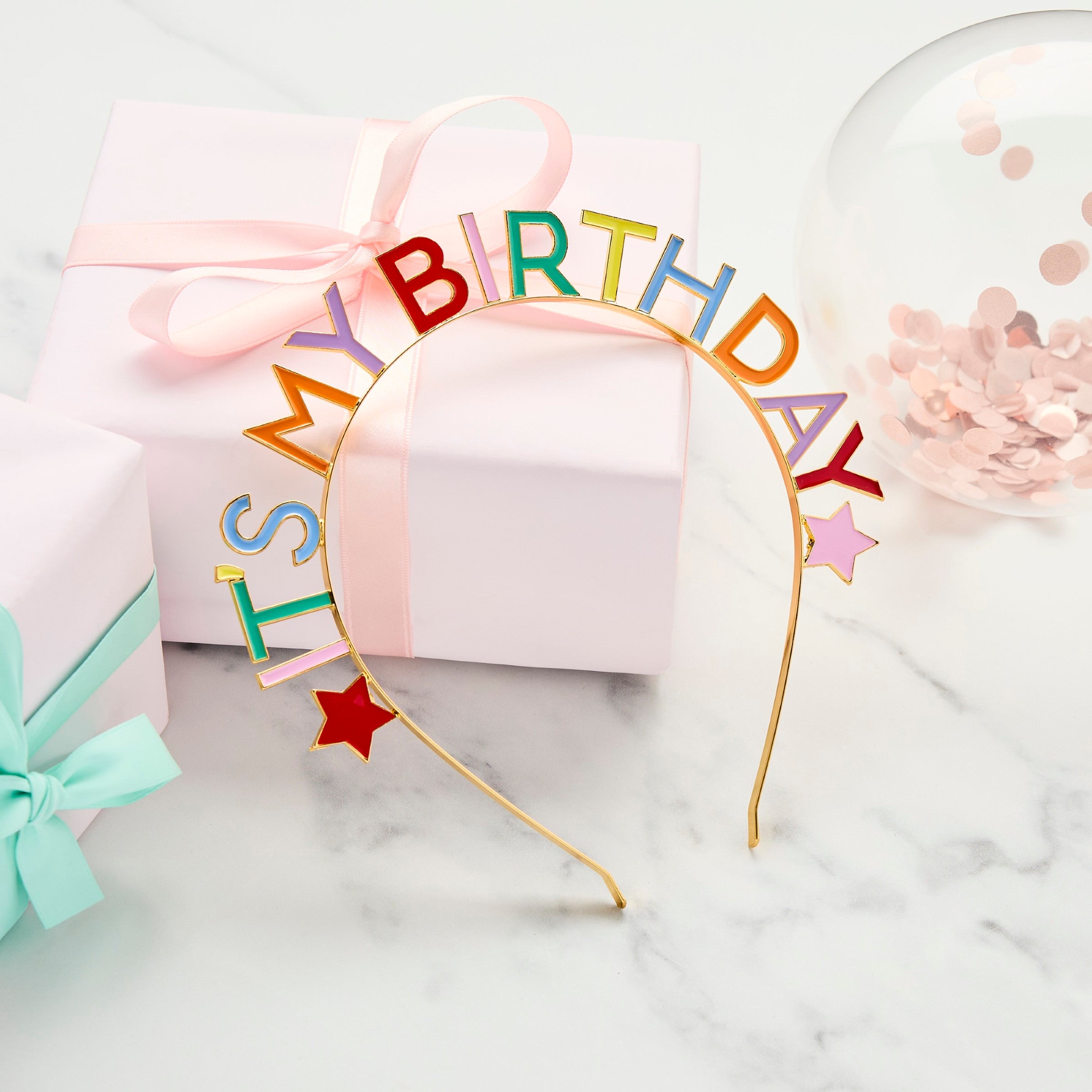 Pannebånd Fargerik «It's My Birthday» – stemningsbilde fra fest