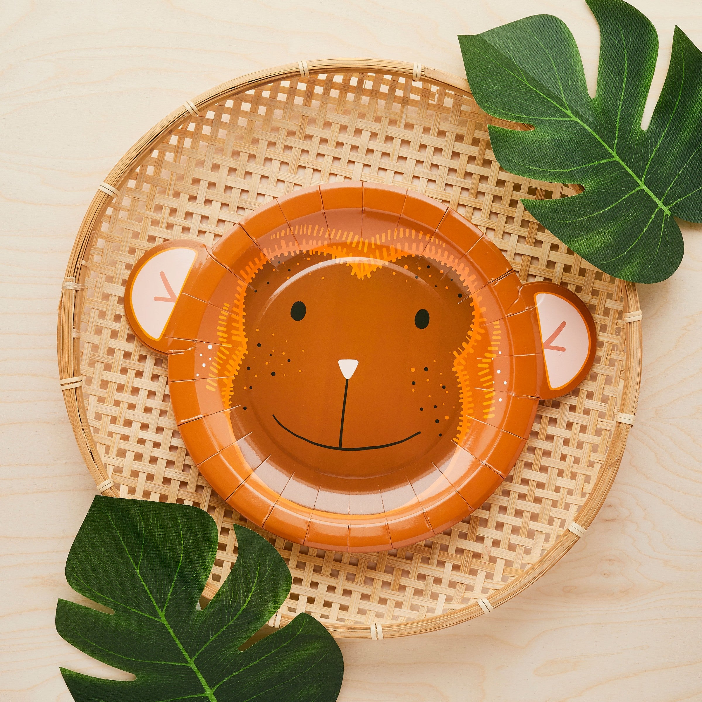 Papptallerkener Ape – 8 pk – stemningsbilde fra fest