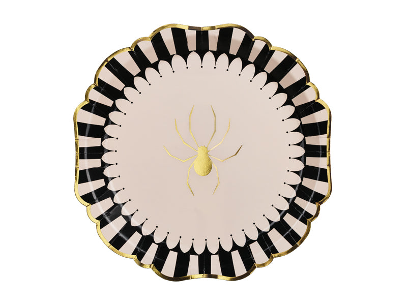 Papptallerkener Edderkopp 23 cm - 6 stk