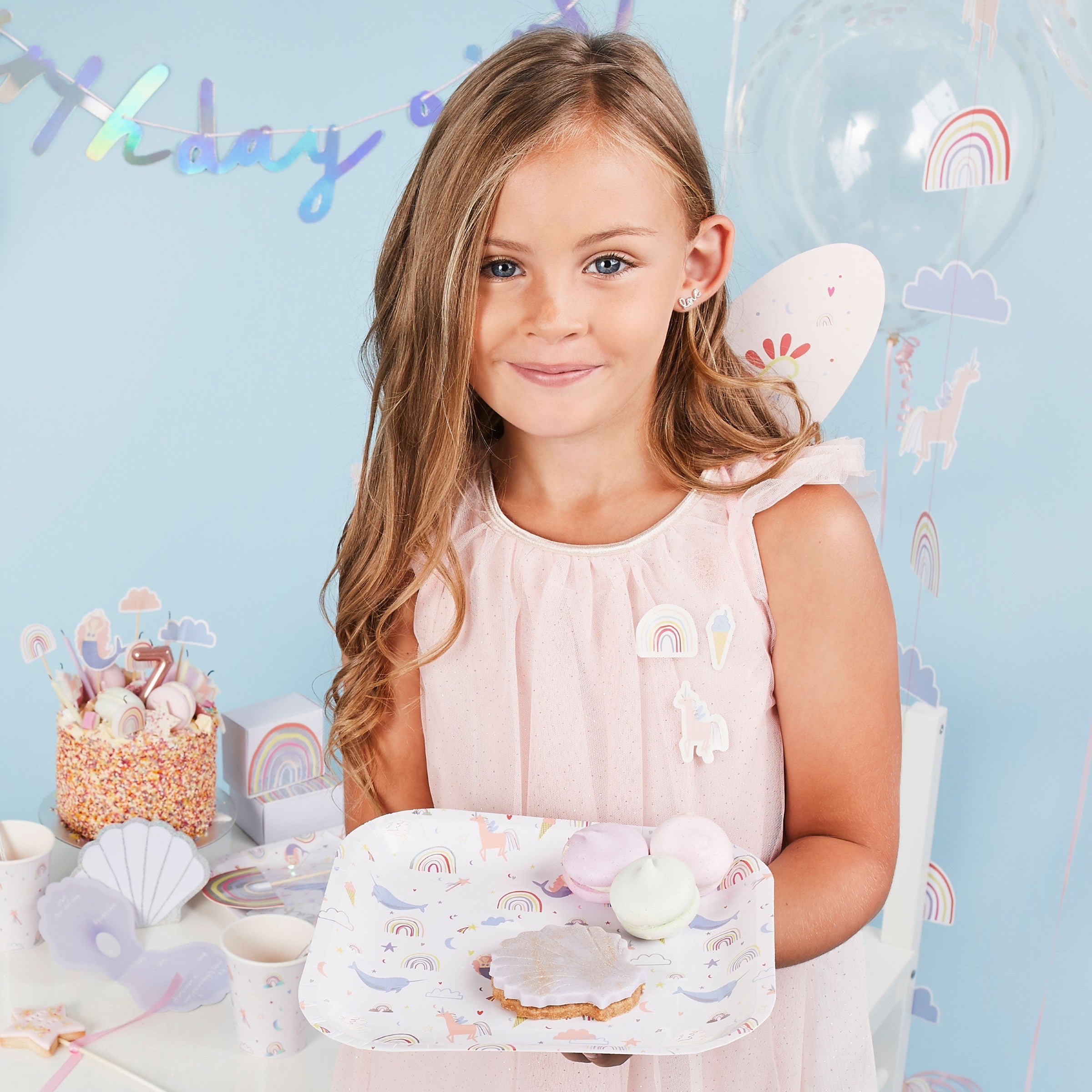 Papptallerkener Fortryllet – 8 pk – stemningsbilde fra fest