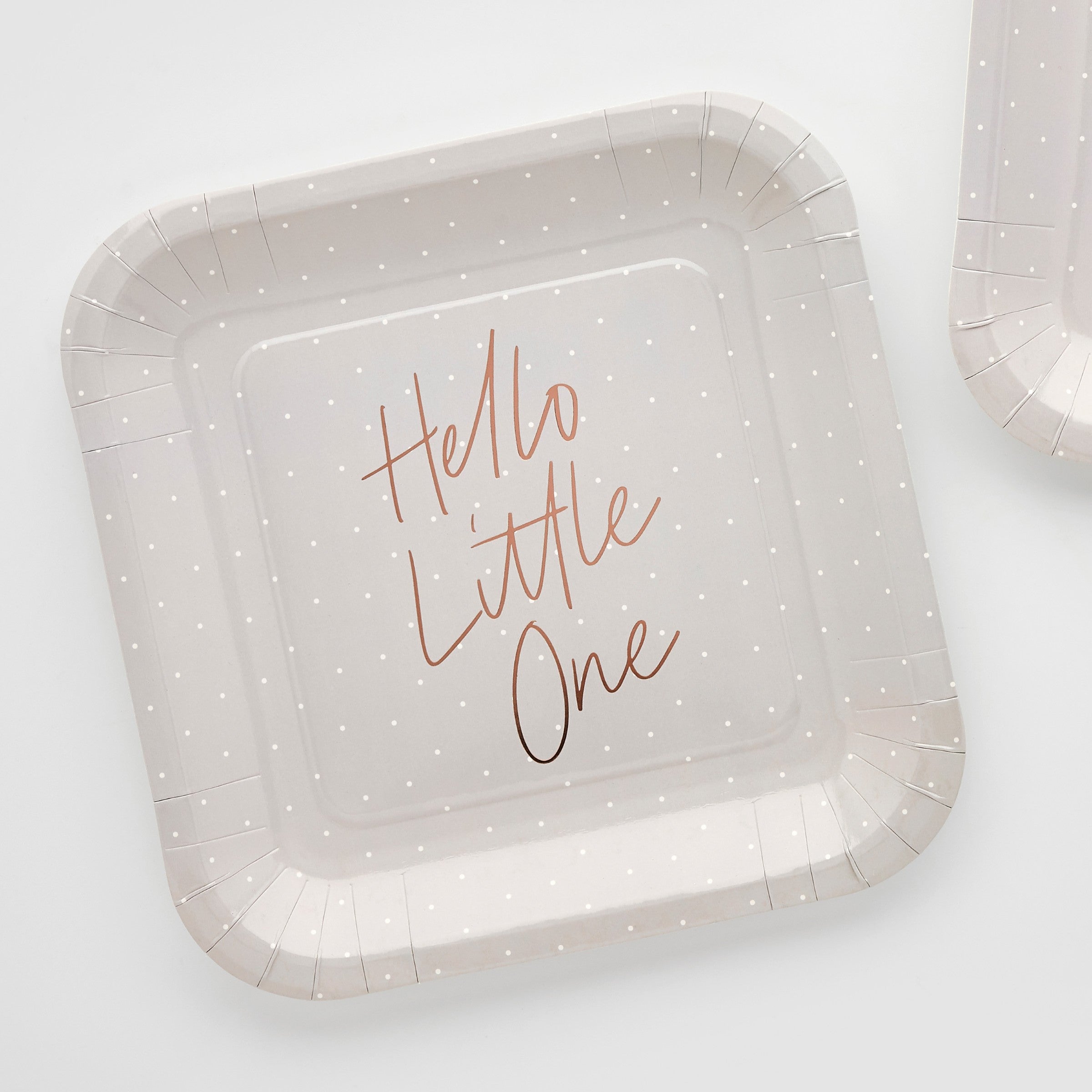 Papptallerkener «Hello Little One» – 8 pk – stemningsbilde fra fest