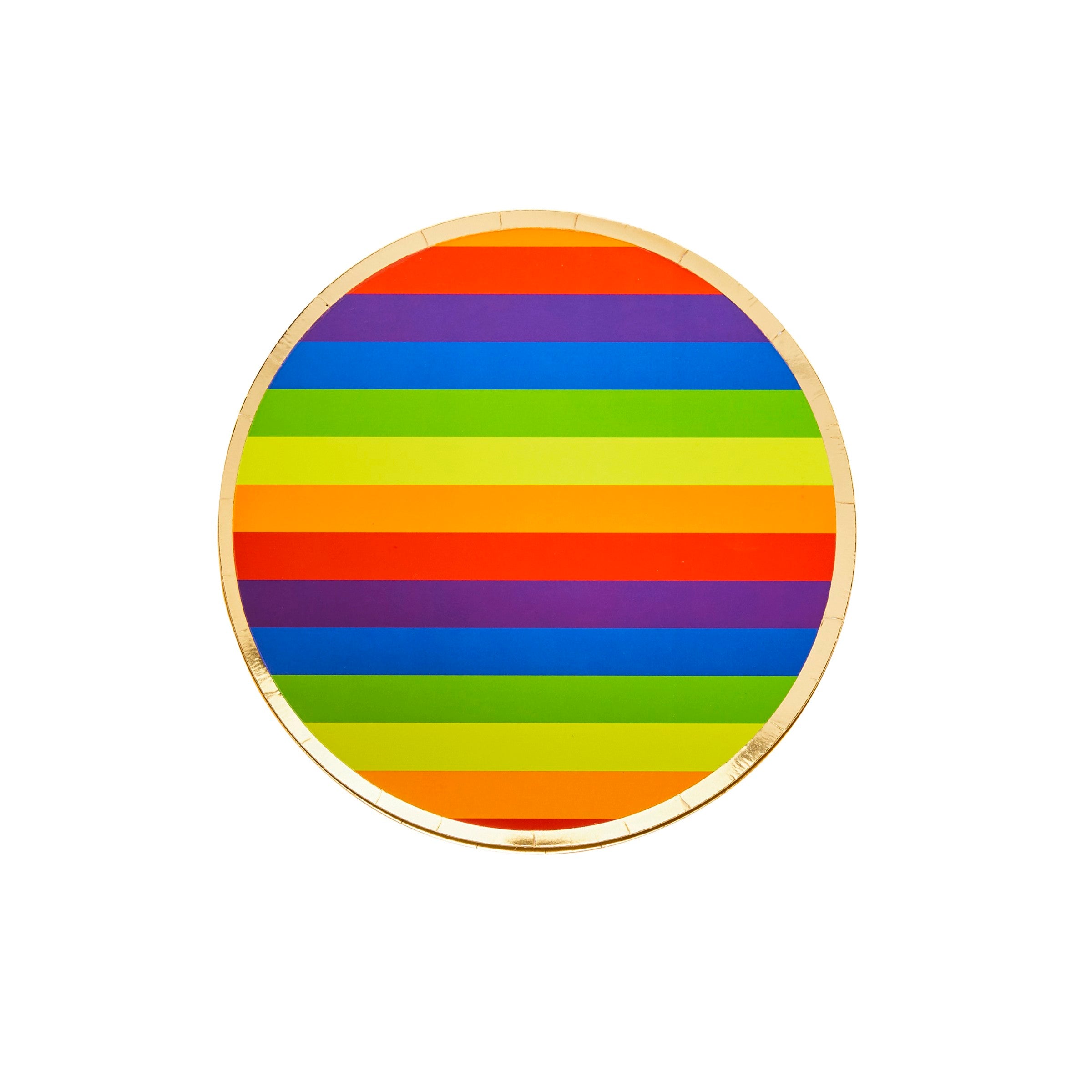 Papptallerkener Regnbue – 8 pk til pride fra Festkompaniet