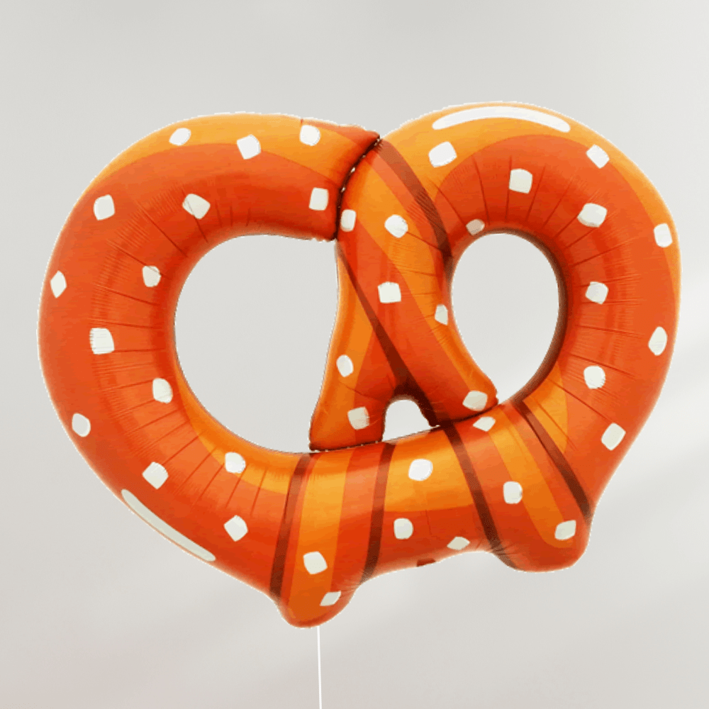 Pretzel Ballong - folieballong fra Qualatex