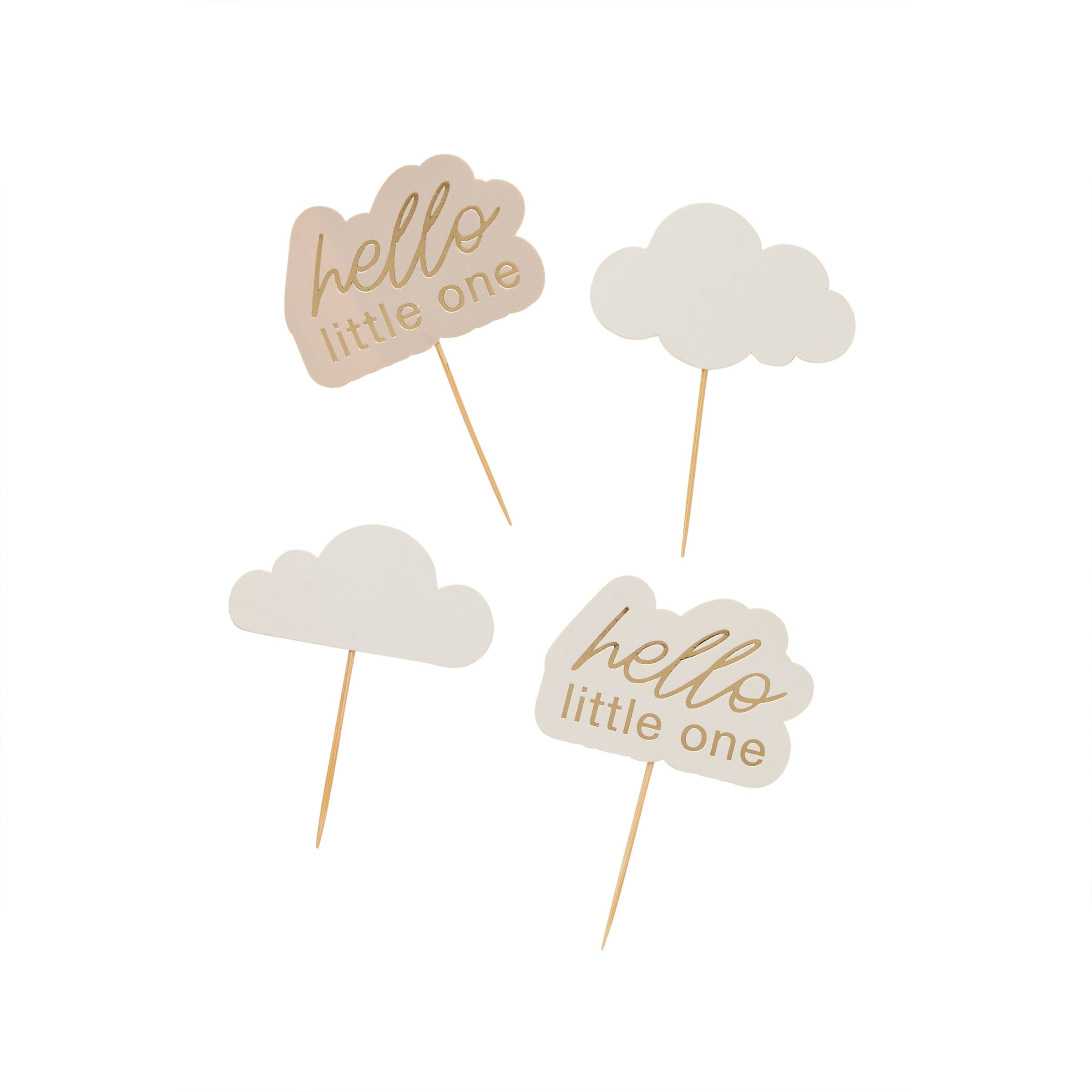Pyntepinner Sky Baby Shower – 12 pk til baby shower fra Festkompaniet