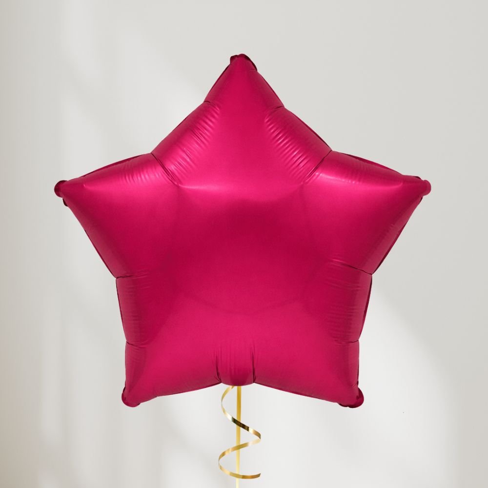 Stjerne Cherry Rød - Grabo folieballong