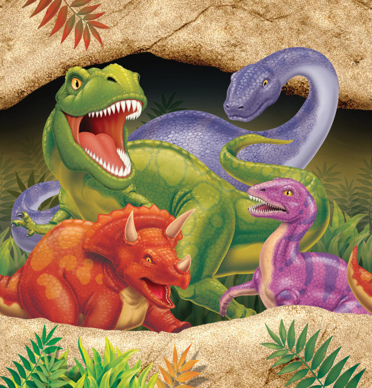 Dinosaurbursdag Duk 137x274 cm