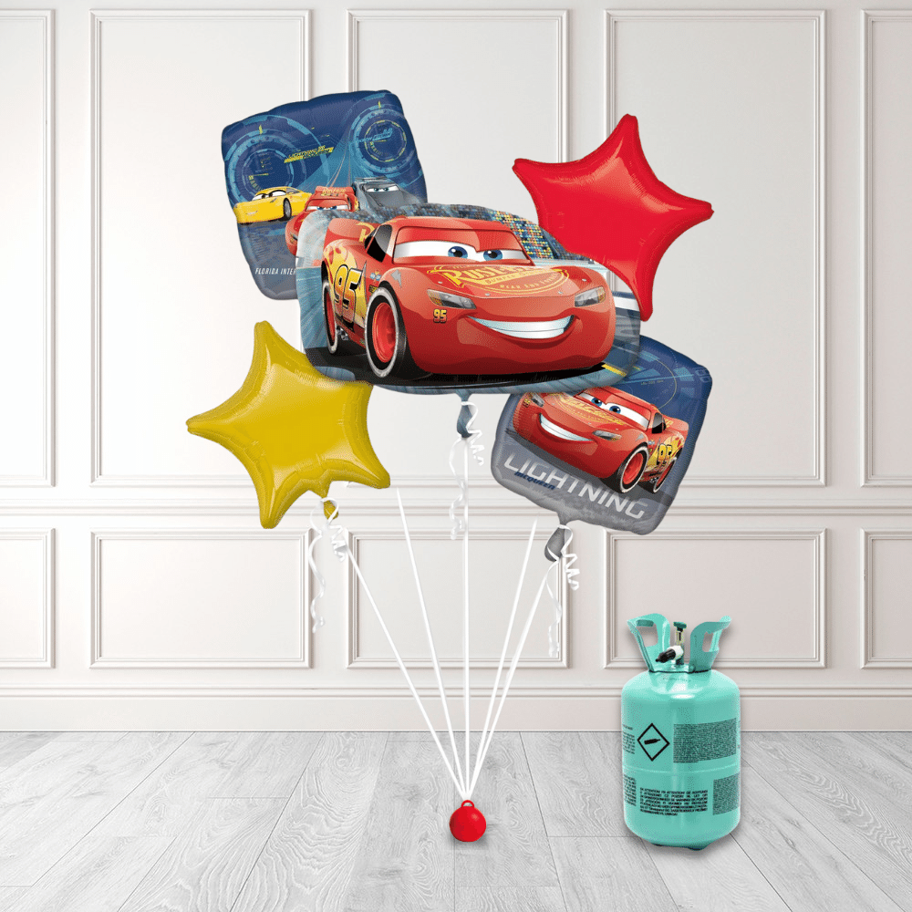 Biler Lynet McQueen Ballongbukett med helium