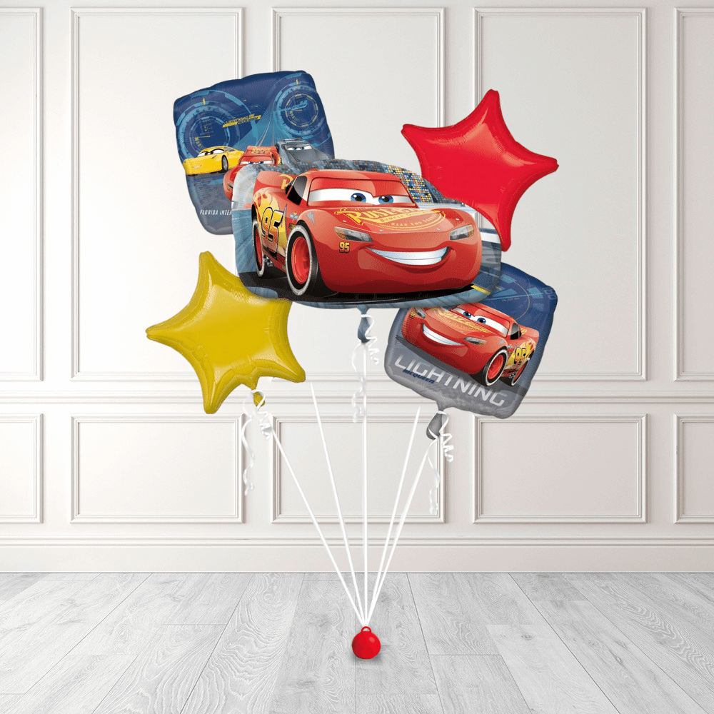 Biler Lynet McQueen Ballongbukett med helium