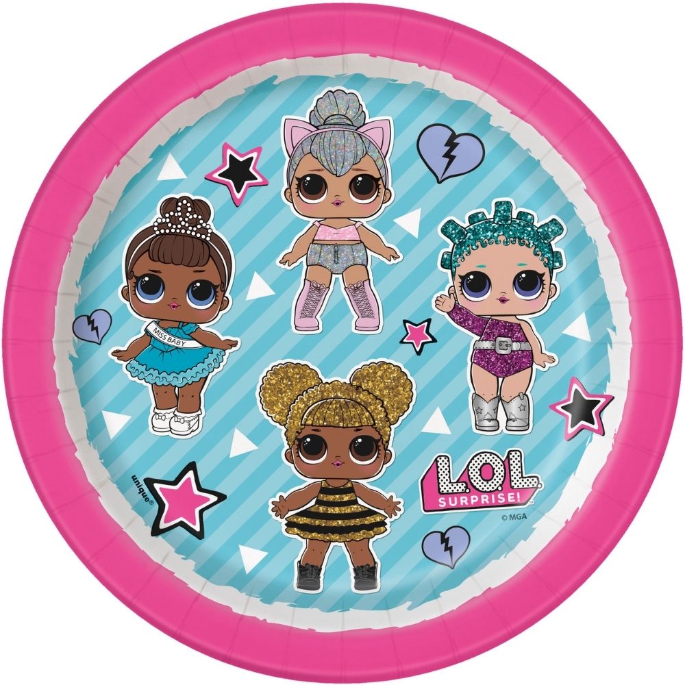 LOL Suprise Tallerken 23 cm 8 stk