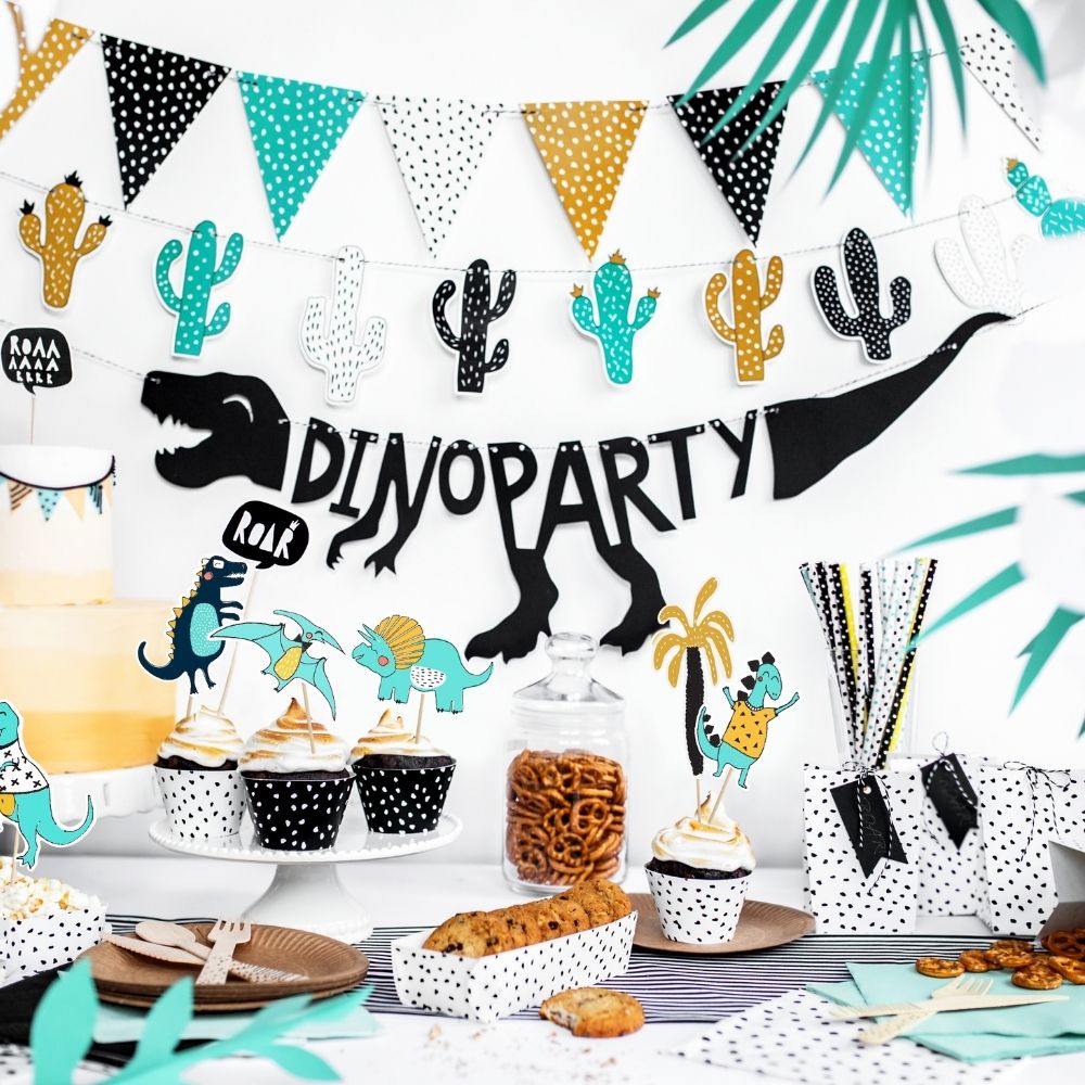 Dinosaur DinoParty Banner