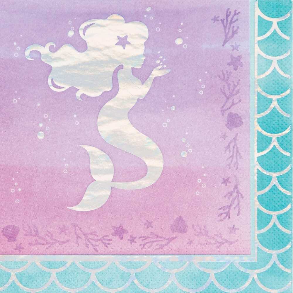 Havfrue Drøm Servietter 16 stk.