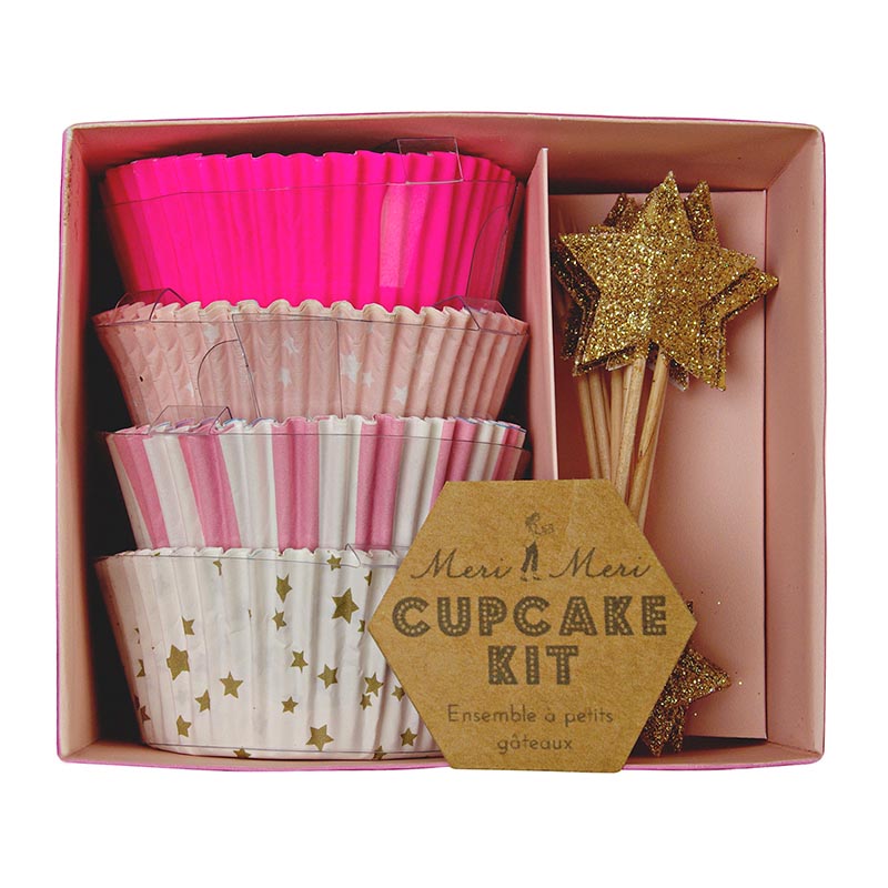Muffinsformer Kit Sweet Rosa 72 deler