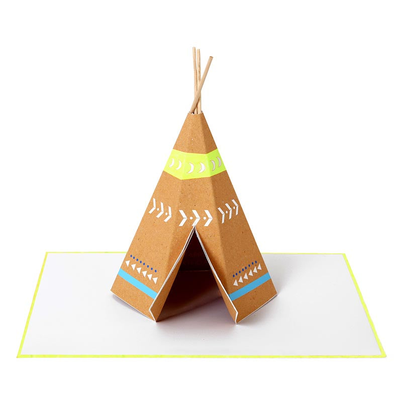 Bursdagskort Pop-out Tipi