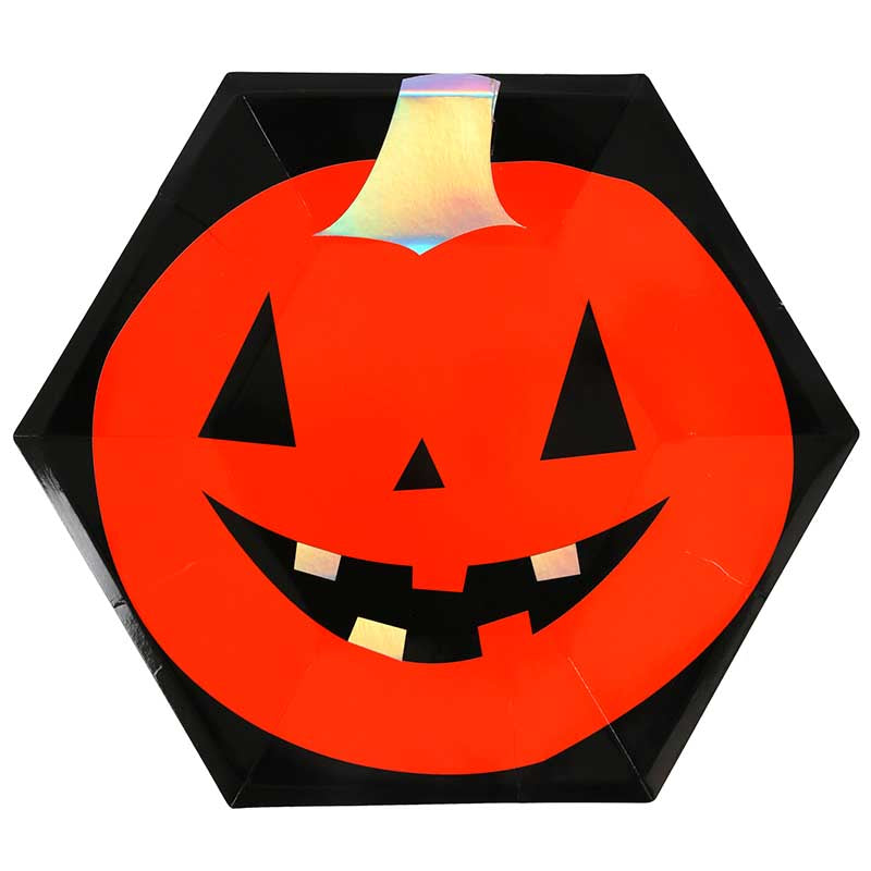 Tallerkener Halloween Assortert Design 8 stk.