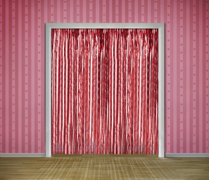 Gardin/Backdrop Rød