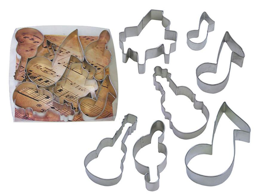 Kakeformer Musikk 7 stk