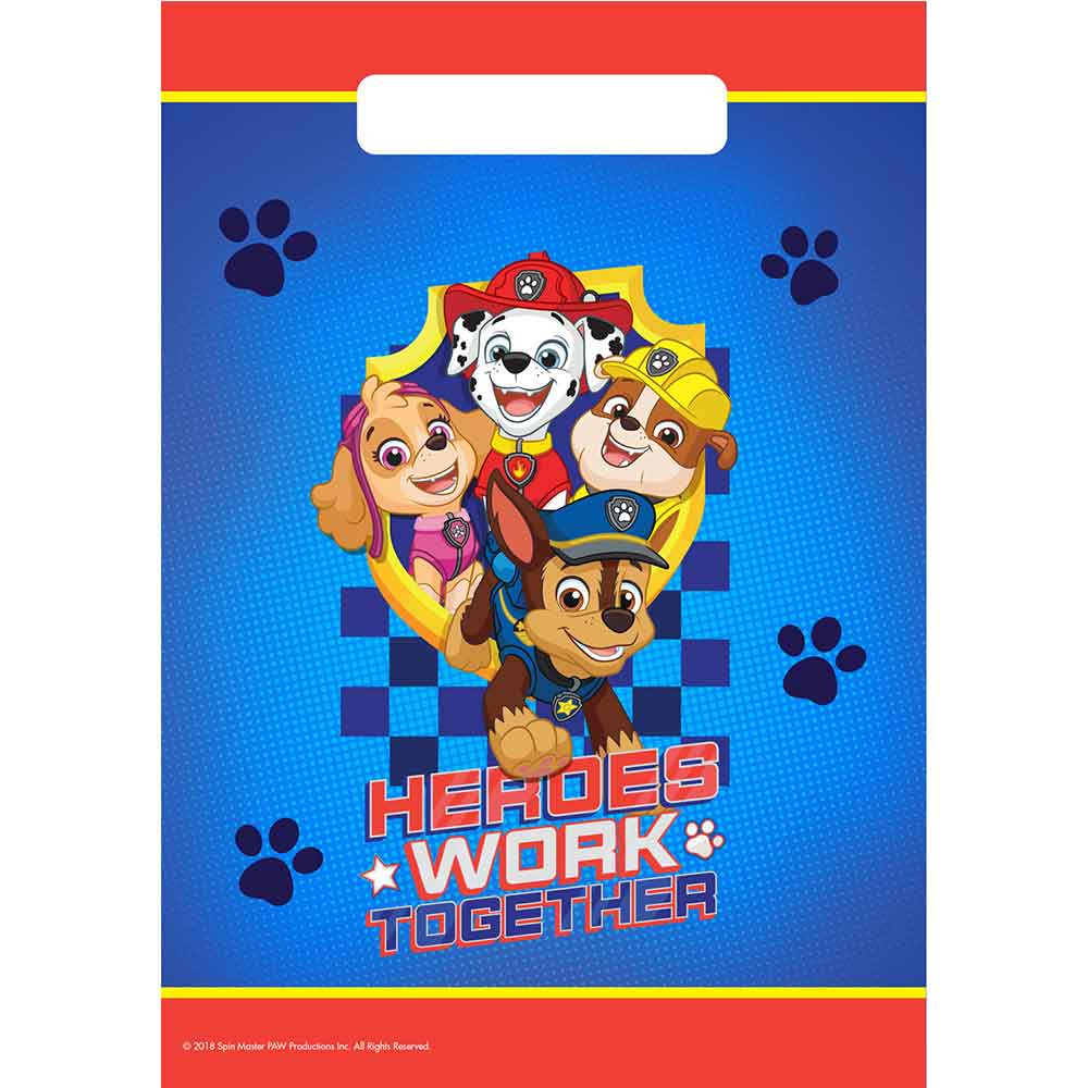 Paw Patrol Godteposer 8 stk.