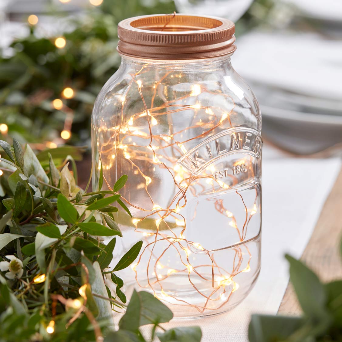 Lyslenke String Lights Kobber