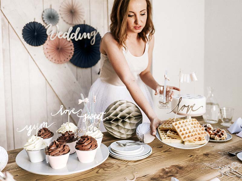 Cake Topper "Love" Sølv