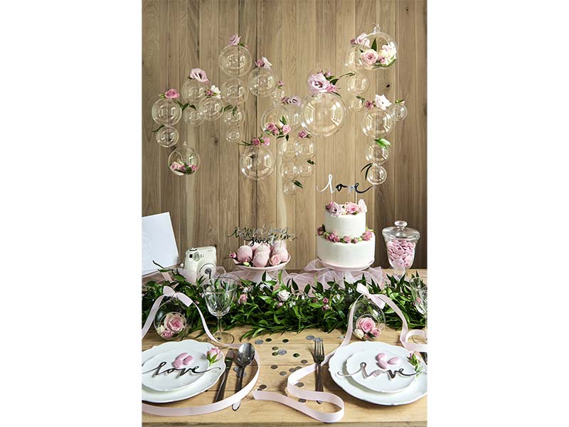 Cake Topper "Love" Sølv