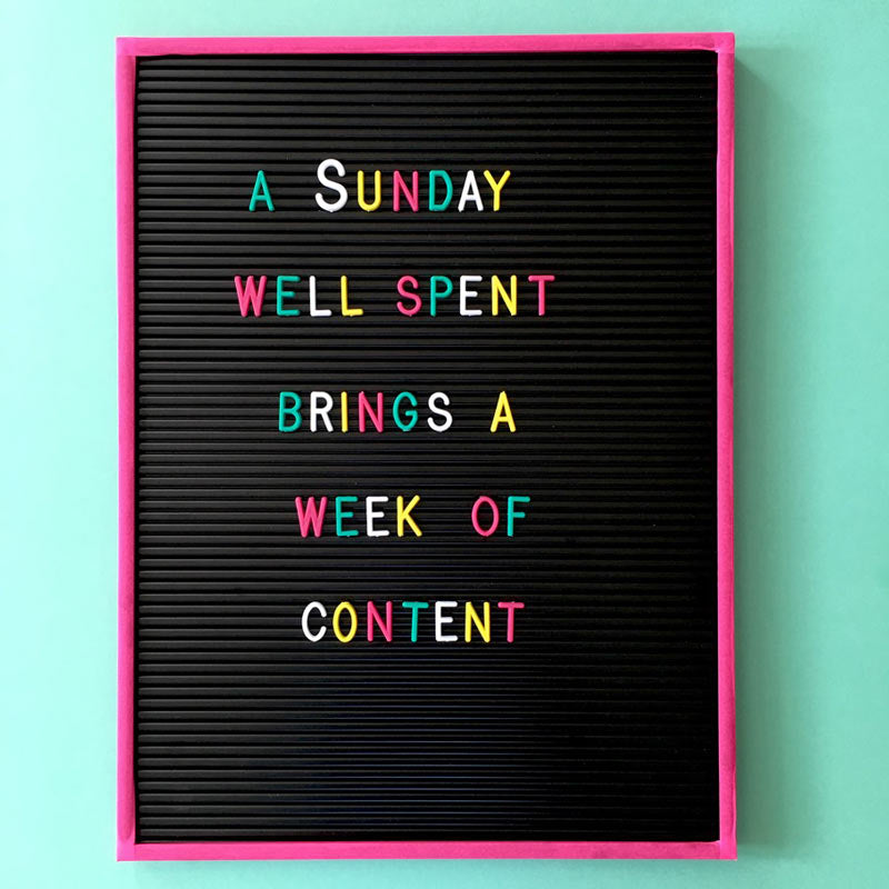 Bokstavtavle Retro 30x40cm