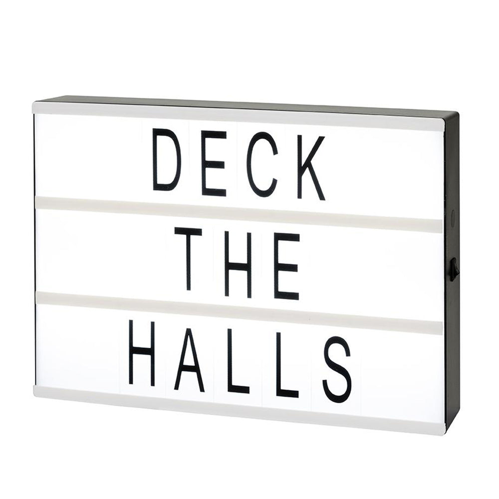 Lightbox LED m. 73 tegn