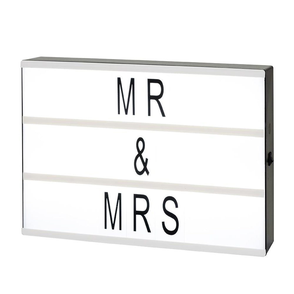 Lightbox LED m. 73 tegn