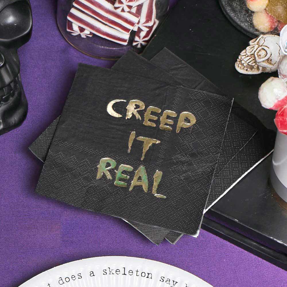 Creep it Real Servietter Halloween