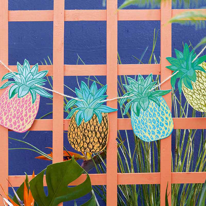 Ananas Girlander Tropical Fiesta