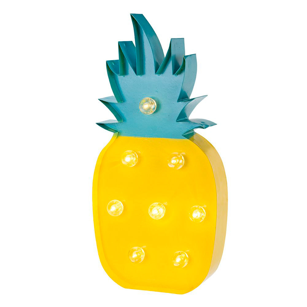 Ananas Lampe m. LED Lys