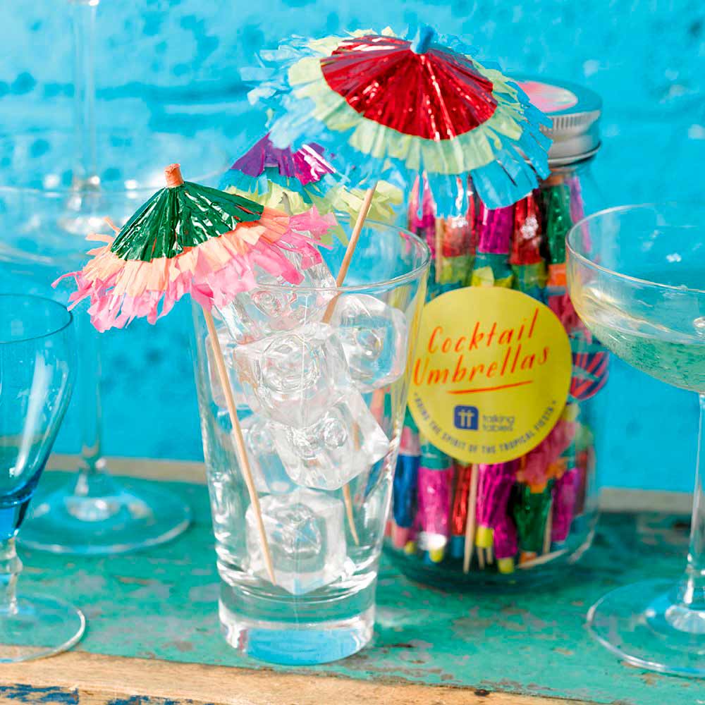 Drinkparasoller Tropical Fiesta