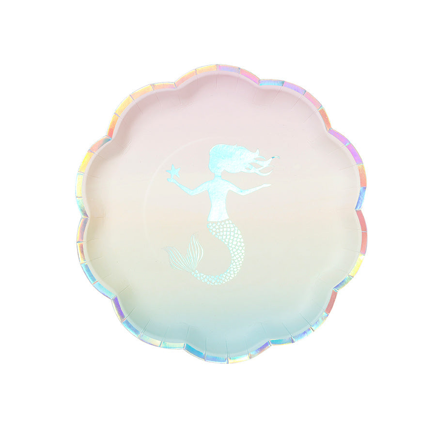 Havfrue Tallerken Pastell 12 stk