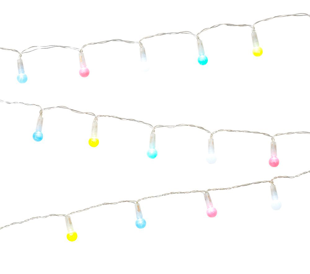 Lyslenke m. Pastell Lyspærer