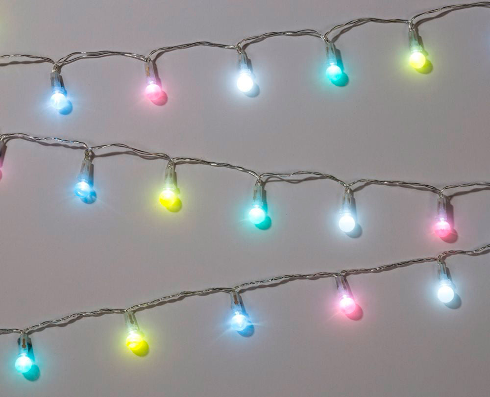 Lyslenke m. Pastell Lyspærer