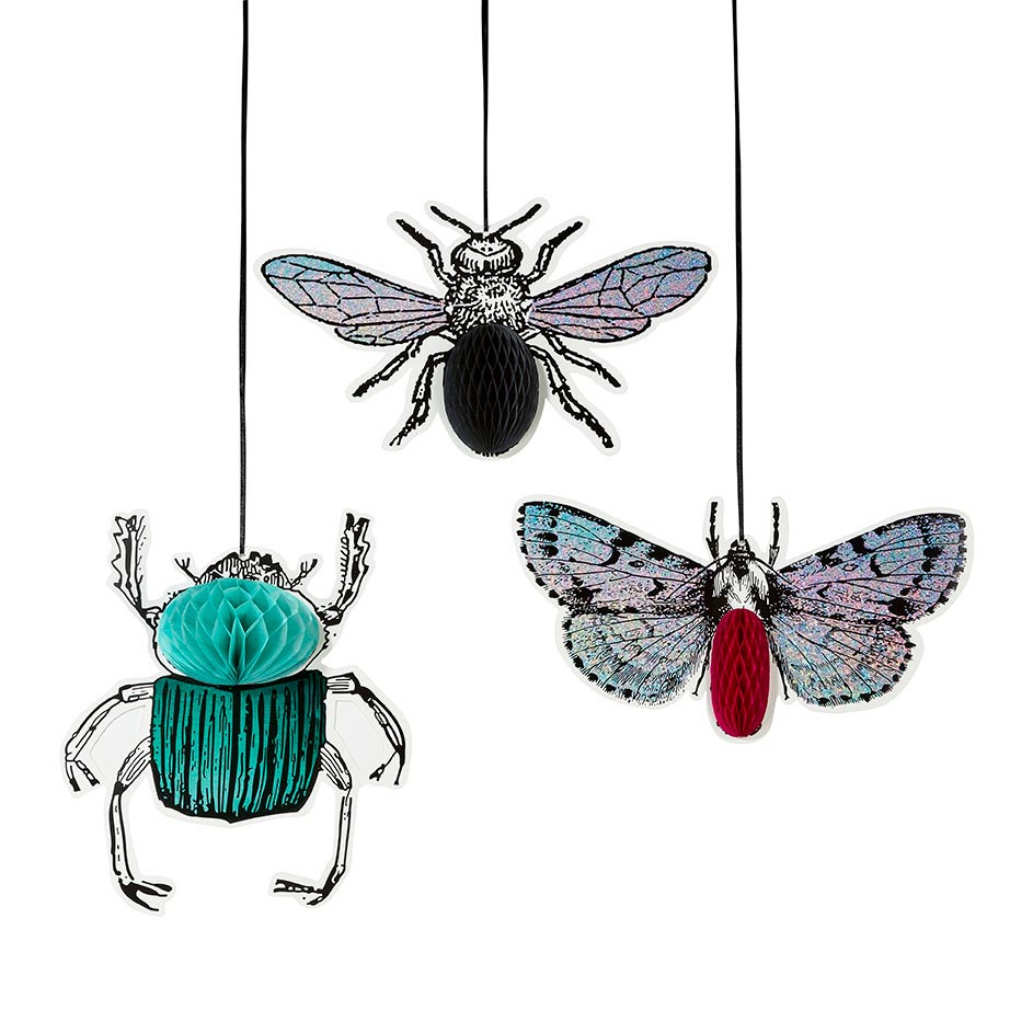 Insekt Girlander m. Honeycomb