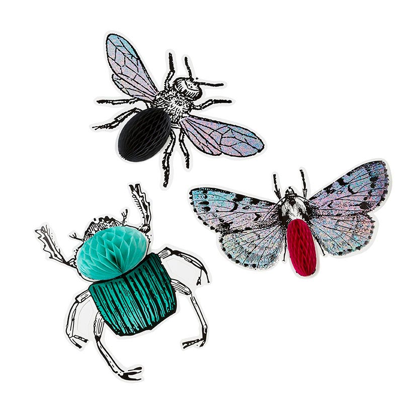 Insekt Girlander m. Honeycomb