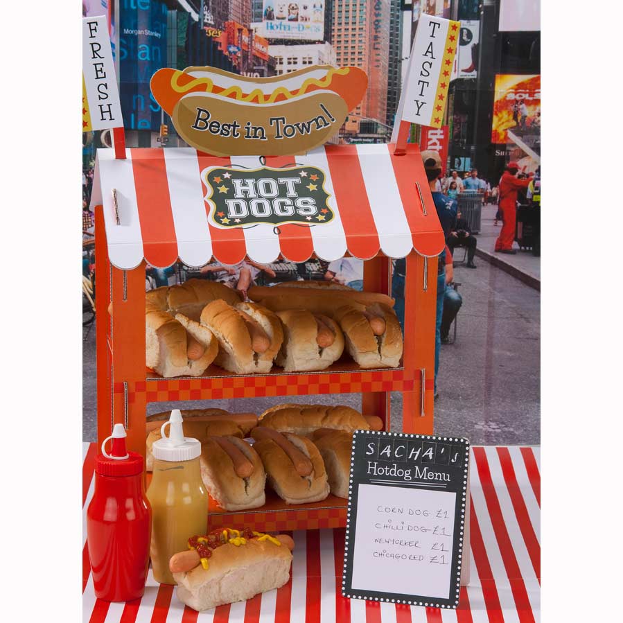 Popcorn og Pølse Stand 2 pk.