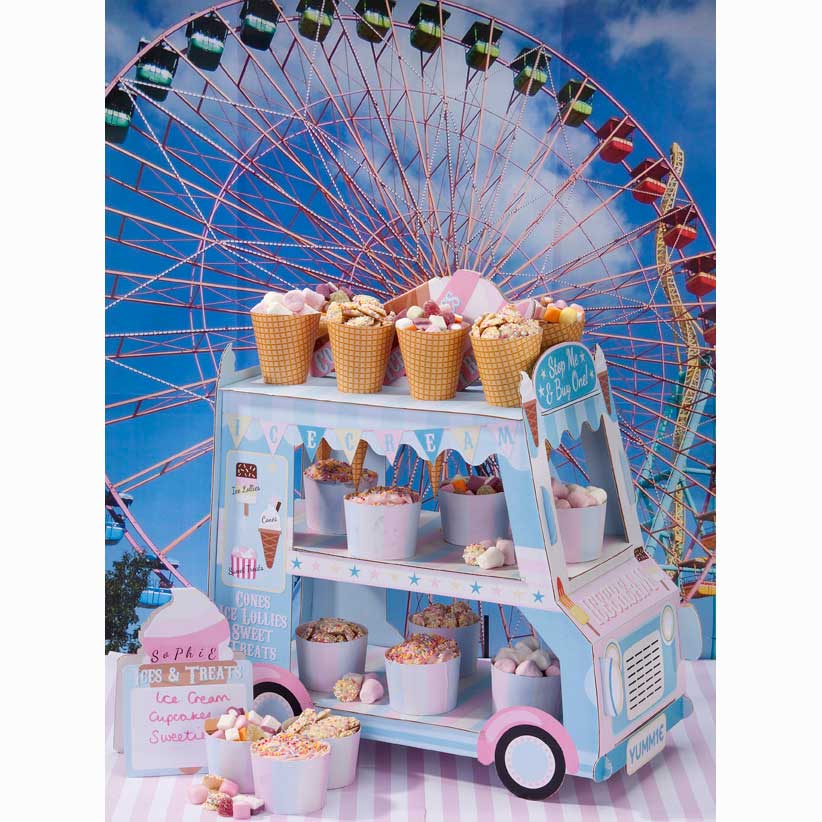 Isbil - kakestativ 3 Etasjer