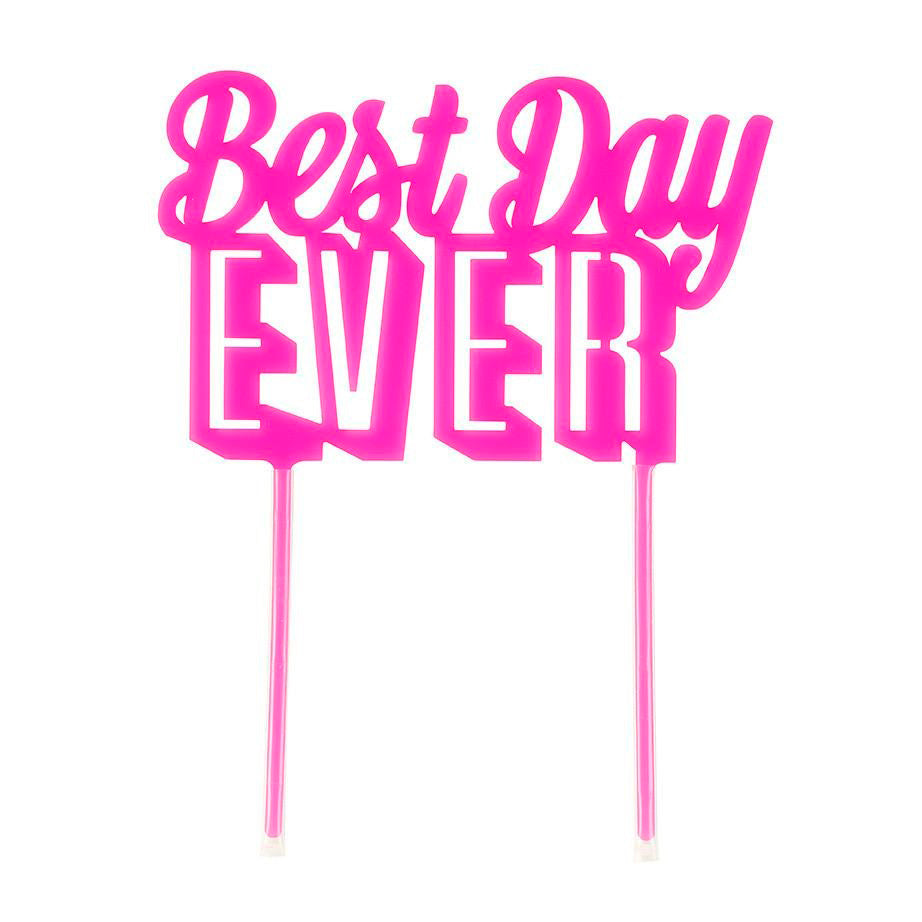 Kakepynt Best Day Ever