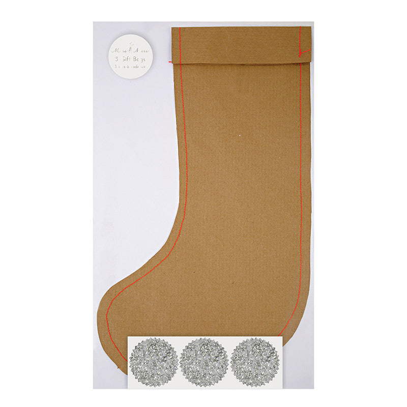 Gavepose Julestrømpe Store Natur