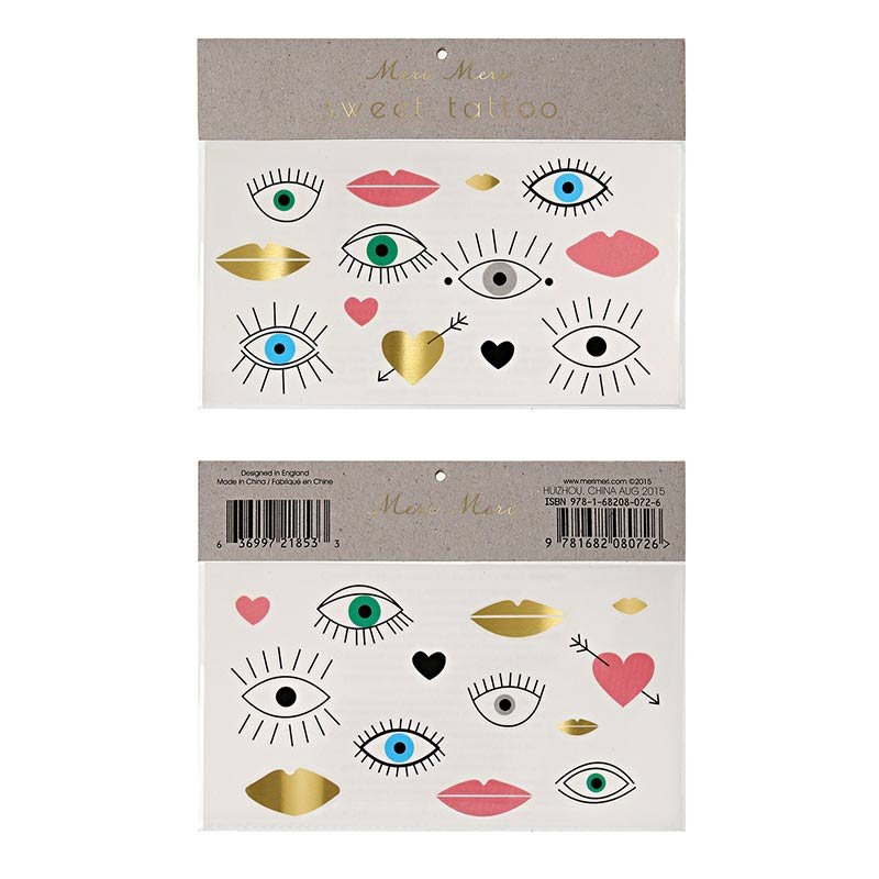 Øyne, Lepper og Hjerter Tatoveringer