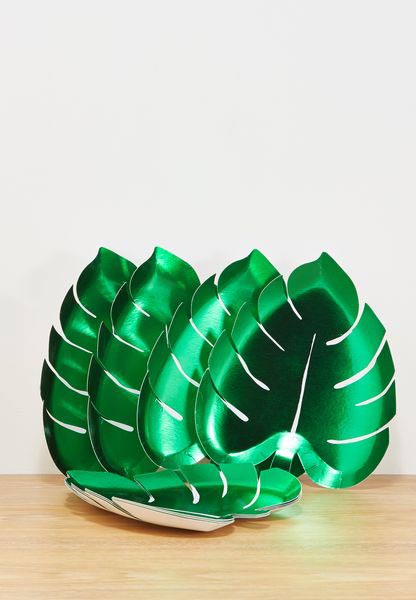 Papptallerken som Palmeblad