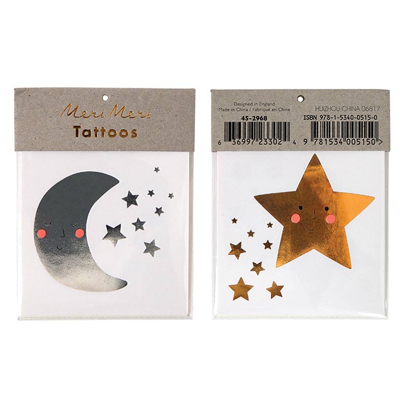 Stjerne og Måne Tatoveringer