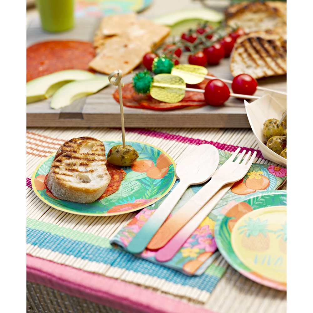 Tropical Fiesta Bambus Bordbrikke