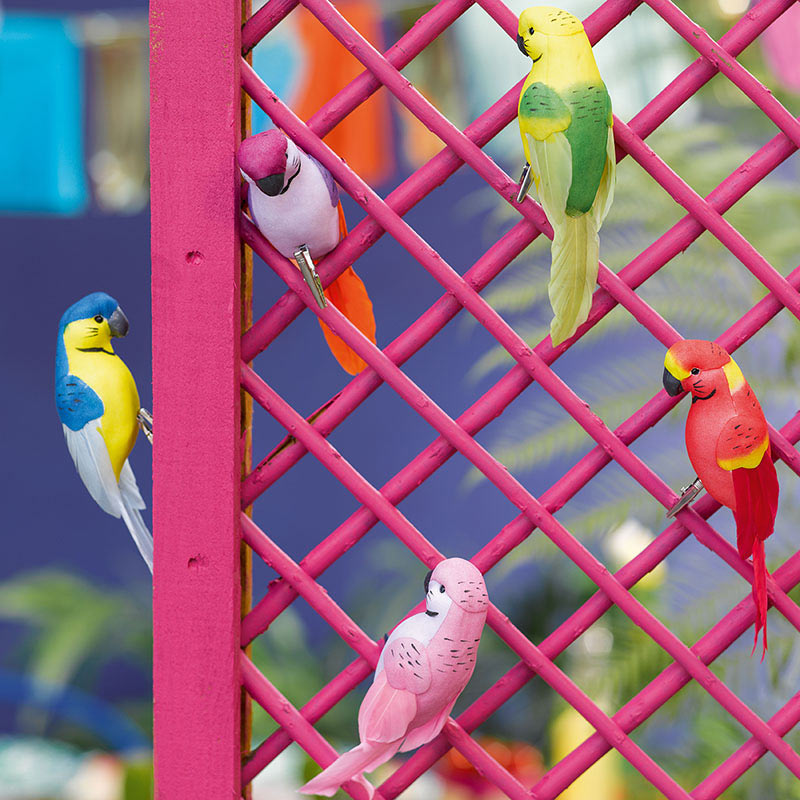 Fiesta Tropiske Fugler Dekor