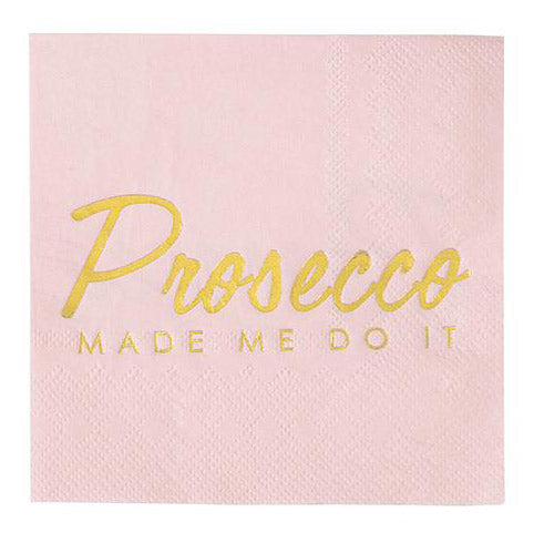 Prosecco Rosa Servietter 25 stk.