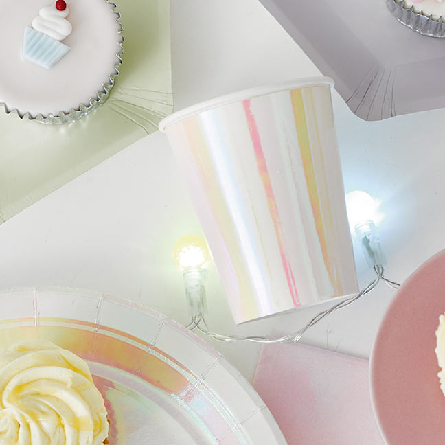 We <3 Pastels Iridescent Cups 12 stk